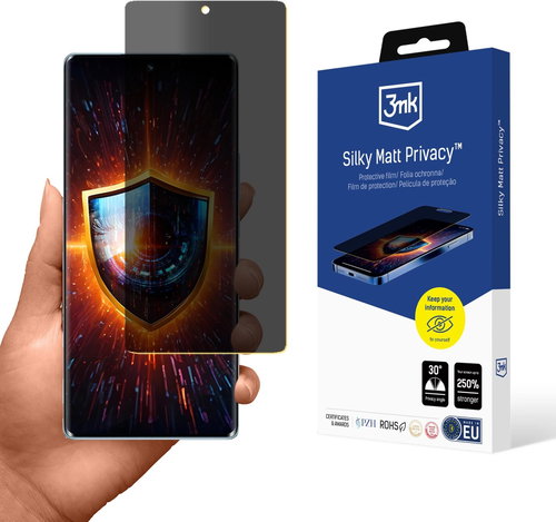 3mk Silky Matt Privacy for Honor 70 Main image 3mk Silky Matt Privacy for Honor 70 - Film Screen Protector - Main image