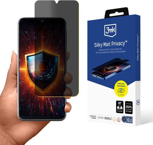 3mk Silky Matt Privacy for Samsung Galaxy A20e - Film Screen Protector - Main image