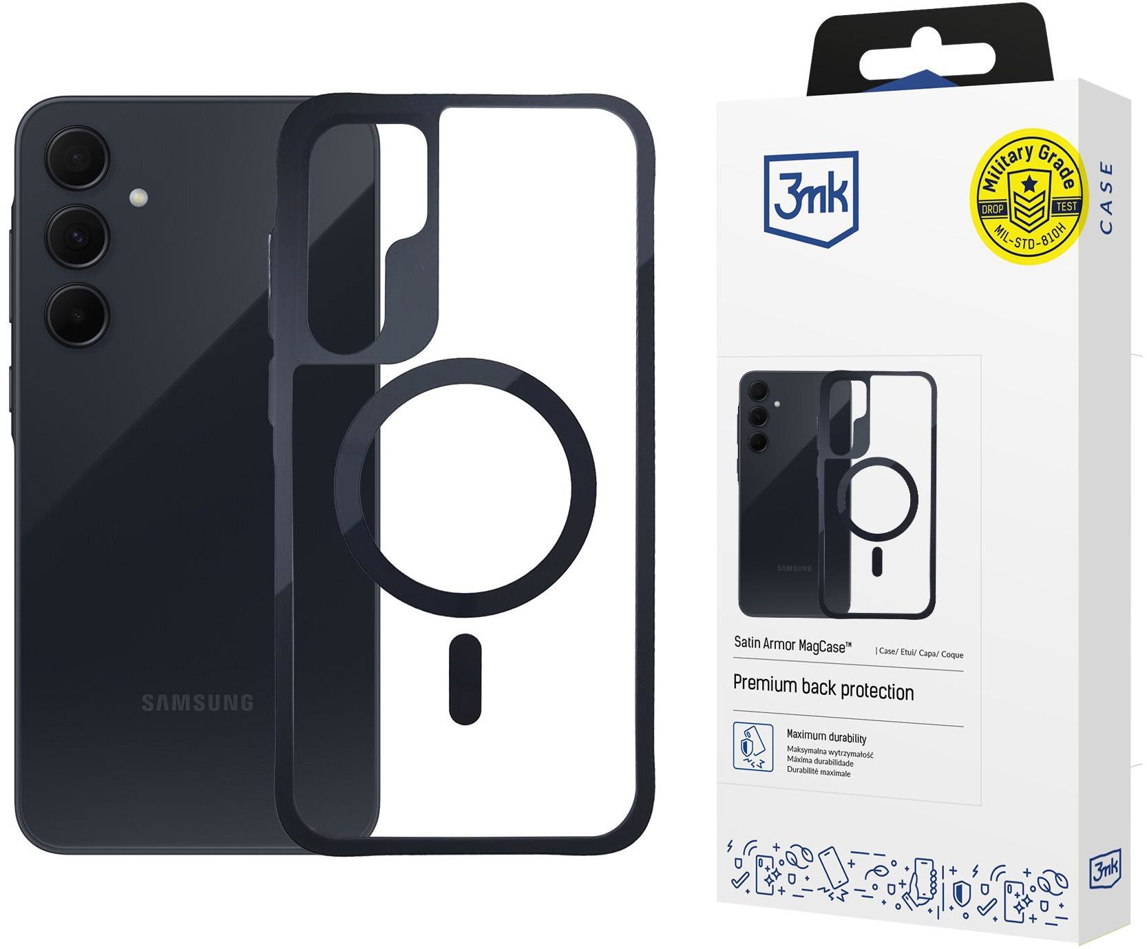3MK Satin Armor MagCase Samsung Galaxy A35 5G tok