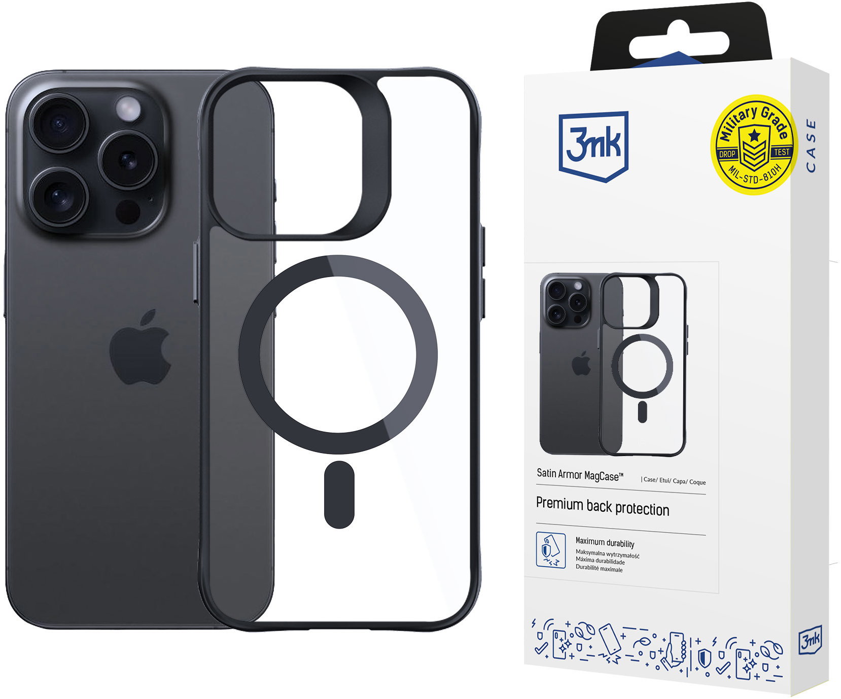 3MK Satin Armor MagCase iPhone 14 Pro Max tok