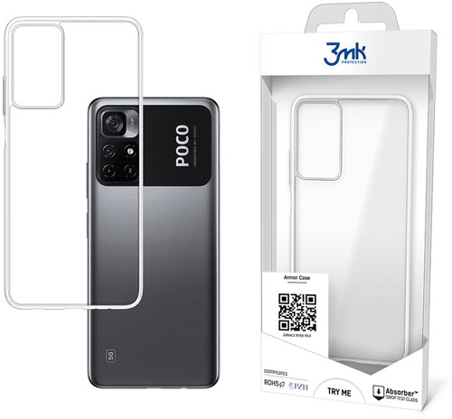 3MK Armor case for POCO M4 Pro 5G, clear /AS - Phone Cover - Main image