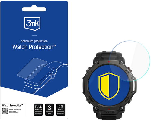 3MK Watch Protection FlexibleGlass for Amazfit T-Rex 3 Pro 44mm - Glass Screen Protector - Main image