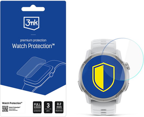 3MK Watch Protection FlexibleGlass pro Coros Apex 4 42mm - Glass Screen Protector - Main image