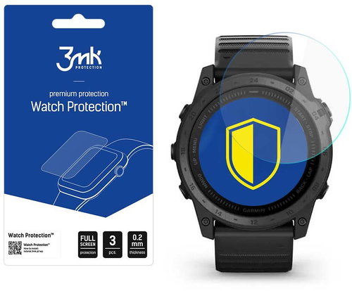 3MK hybridní sklo Watch Protection FlexibleGlass pro Garmin Tactix 7 - Glass Screen Protector - Main image