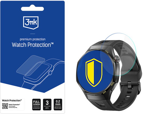 3mk Watch Protection FlexibleGlass hybrid glass for Huawei Watch GT 7 46mm - Glass Screen Protector - Main image