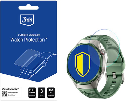 3mk Watch Protection FlexibleGlass hybrid glass for Huawei Watch GT 7 Pro 46mm - Glass Screen Protector - Main image