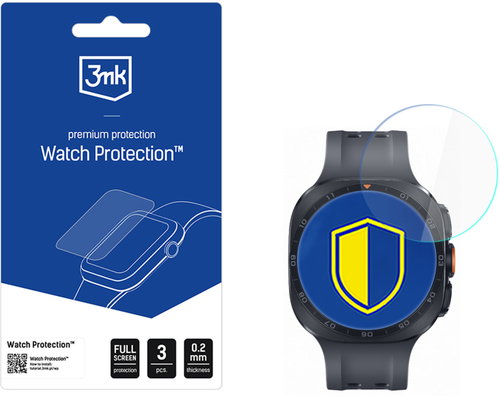 3mk hybridní sklo Watch Protection FlexibleGlass pro Samsung Galaxy Watch Ultra 2 (2026) - Glass Screen Protector - Main image