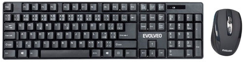 EVOLVEO WK-142 - CZ/SK - Keyboard and Mouse Set - Main image