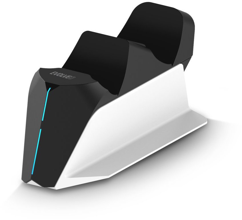 EVOLVEO DockCharge, töltőtalp + állvány két PS5 kontrollerhez