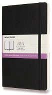 MOLESKINE L, měkké desky, linkovaný/čistý, černý - Zápisník