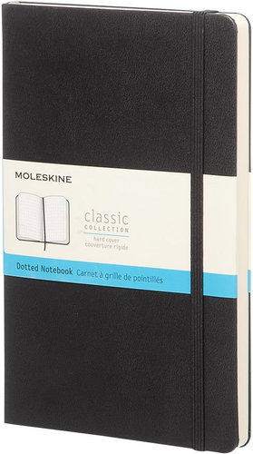 MOLESKINE L, hardboard, dotted, black - Journal - Main image
