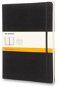 Jegyzetfüzet MOLESKINE XL, kemény borító, vonalas, fekete - Zápisník