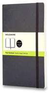 MOLESKINE L, mäkké dosky, čistý, čierny - Zápisník