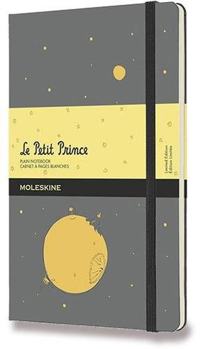 MOLESKINE Le Petit Prince L, tvrdé desky, čistý, šedý - Zápisník - Main image