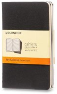 Notebook MOLESKINE Cahier S, black - pack of 3 - Sešit