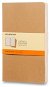 Notebook MOLESKINE Cahier L, brown - pack of 3 - Sešit