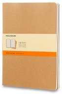 MOLESKINE Cahier XL, brown - pack of 3 - Notebook