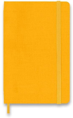 MOLESKINE Silk S, tvrdé desky, linkovaný, oranžový - Zápisník - Main image