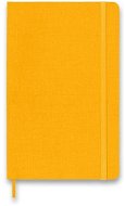 MOLESKINE Silk L, tvrdé dosky, linkovaný, oranžový - Zápisník