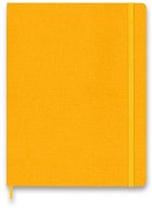 MOLESKINE Silk XL, tvrdé dosky, linkovaný, oranžový - Zápisník