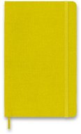 MOLESKINE Silk L, tvrdé desky, linkovaný, slámově žlutý - Zápisník