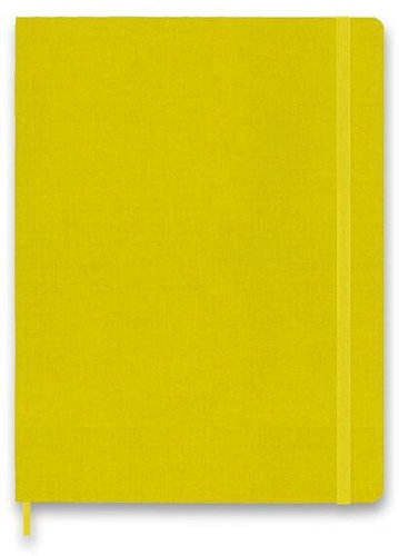 MOLESKINE Silk XL, tvrdé desky, linkovaný, slámově žlutý - Zápisník - Main image
