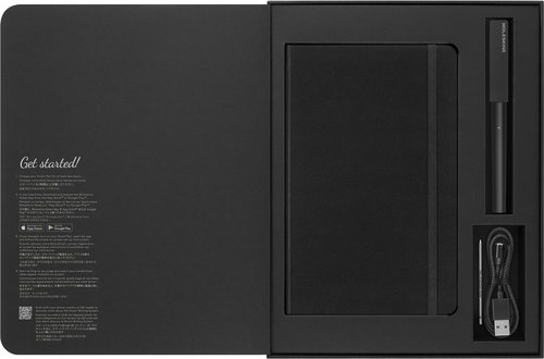 MOLESKINE Smart Writing Set, hard cover, lined, black - Smart Pen - Main image