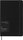 L, hard cover, lined, black