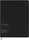 XL, hard cover, lined, black
