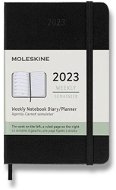 MOLESKINE 2023 S, tvrdé desky, černý - Diář