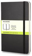 Jegyzetfüzet Moleskine S, keményfedeles, sima, fekete - Zápisník