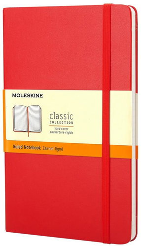 Moleskine S, hard cover, lined, red - Journal - Main image