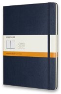 Moleskine XL, tvrdé dosky, linkovaný, modrý - Zápisník