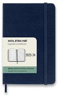 Moleskine 2023-2024 S, kemény fedeles, kék - Határidőnapló