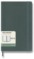 Moleskine 2023-2024 L, puha fedeles, zöld - Határidőnapló