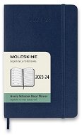 Moleskine 2023-2024 S, měkké desky, modrý - Týdenní diář