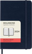 Moleskine 2024 S, tvrdé desky, modrý D - Diář