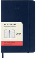 Moleskine 2024 S, měkké desky, modrý D - Diář