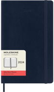 Moleskine 2024 L, mäkké dosky, modrý D - Diár