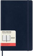 Moleskine 2024 L, puha borító, kék D - Zsebnaptár