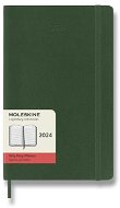Moleskine 2024 L, puha borító, zöld D - Zsebnaptár