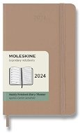 Moleskine 2024 S - kemény fedeles, bézs - Határidőnapló