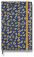Tagebuch Moleskine UNI Professional Silk L, fester Einband, blau - Diář