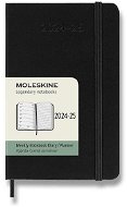 MOLESKINE 2024-2025 S, tvrdé desky, černý - Határidőnapló