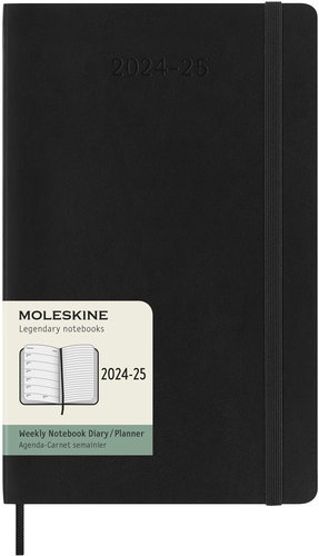 MOLESKINE 2024-2025 L, weiche Platten, schwarz - Tagebuch - Hauptbild