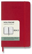MOLESKINE 2024-2025 S, měkké desky, červený - Határidőnapló