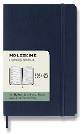 MOLESKINE 2024-2025 S, puha fedeles, kék - Határidőnapló