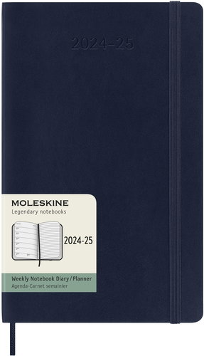 MOLESKINE 2024-2025 L, Softcover, blau - Tagebuch - Hauptbild