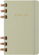 MOLESKINE 2024-2025 Spiral Academic L, hard cover, green - Planner