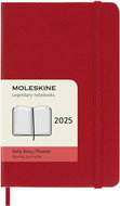 MOLESKINE 2025 S daily, hardboard, red - Planner